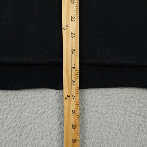 Frank & Eileen Anna Capelet Womens M Black Long Sleeve Triple Fleece Sweatshirt - Picture 6 of 9